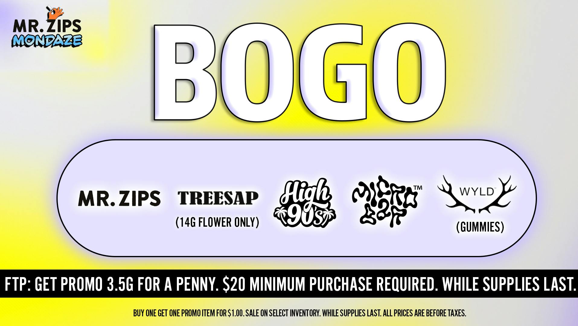 Grasshopper [Chula Vista] BOGO on all Grasshopper Eighths!