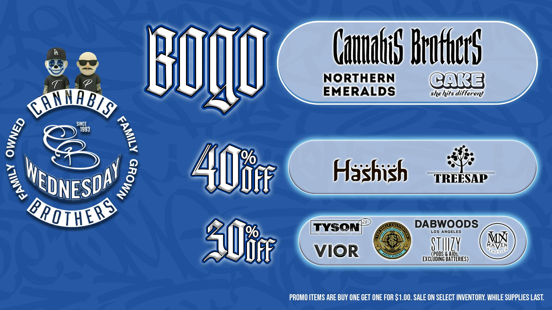 Grasshopper [Chula Vista] Cannabis Brothers Wednesdays!