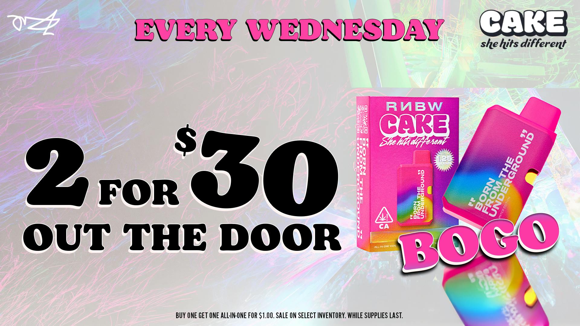 Grasshopper [Chula Vista] 2 CAKE AIOs for only $30 OTD!