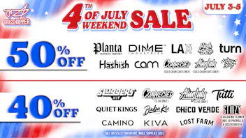 Grasshopper [Chula Vista] 4th of July: Cook'd Out BOGO Sale