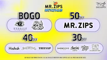 Grasshopper [Chula Vista] BOGO + 50% OFF Every Mr Zips Mondaze