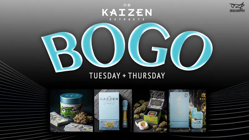Grasshopper [Chula Vista] BOGO Kaizen Products!
