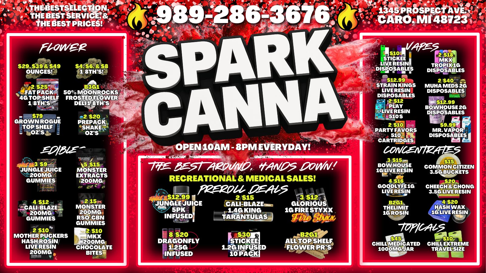 Spark Cannabis Co. 💨😁THE BEST AROUND, HANDS DOWN!💨😁