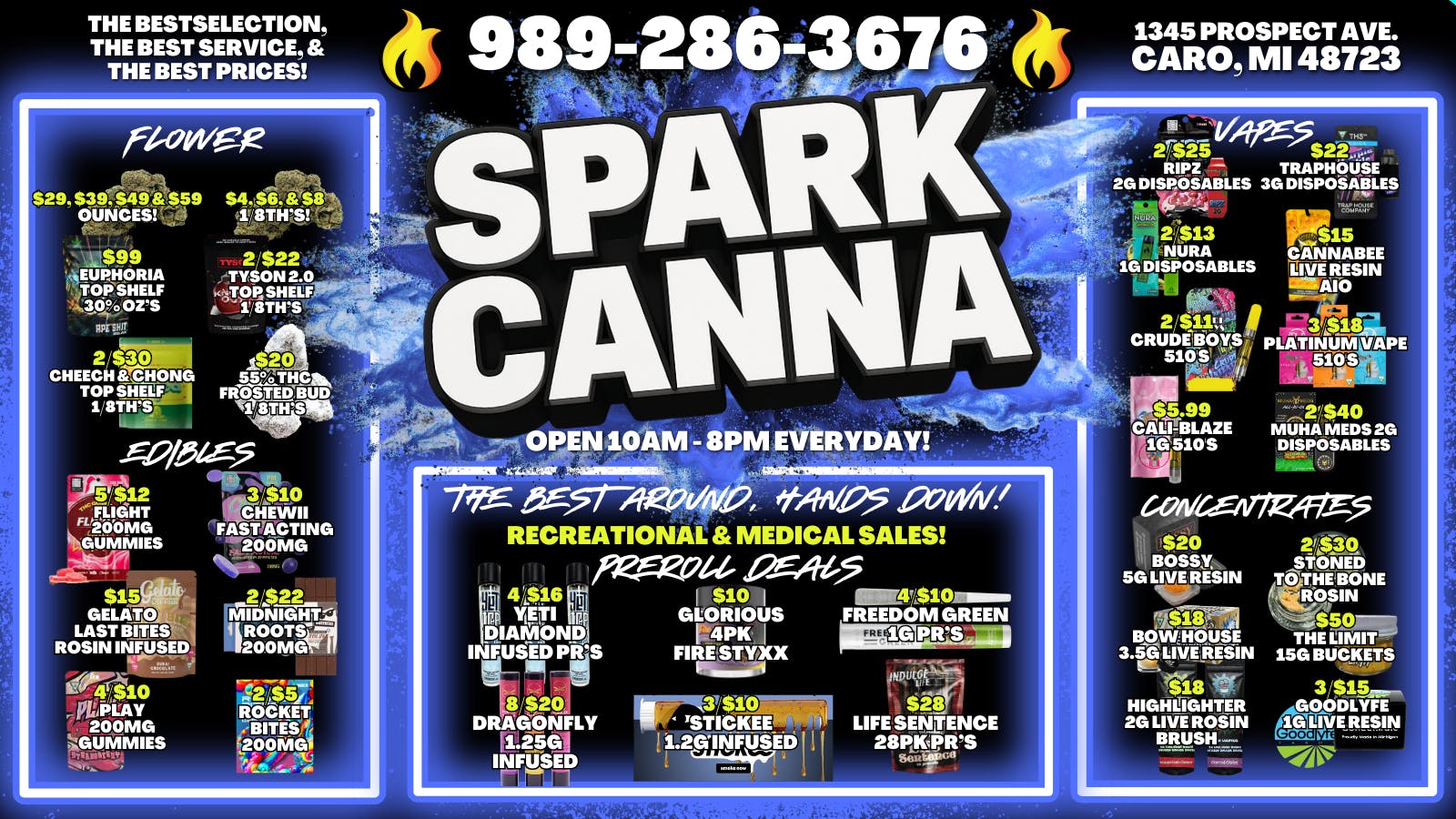 Spark Cannabis Co. 💨😁THE BEST AROUND, HANDS DOWN!💨😁