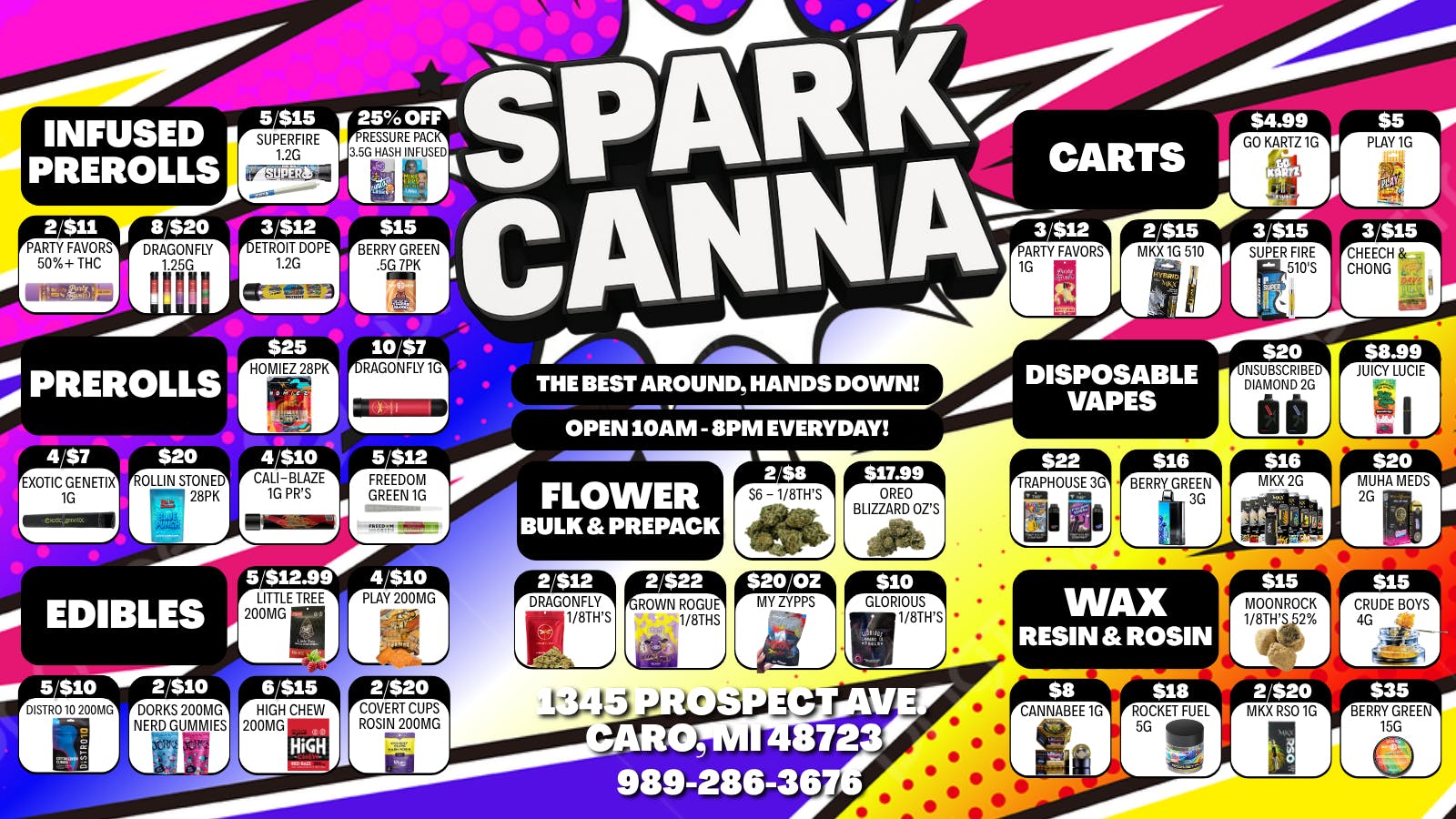 Spark Cannabis Co. 🚀😎LET'S GET HIGH🔥💨 FOR THE LOW 💰😜