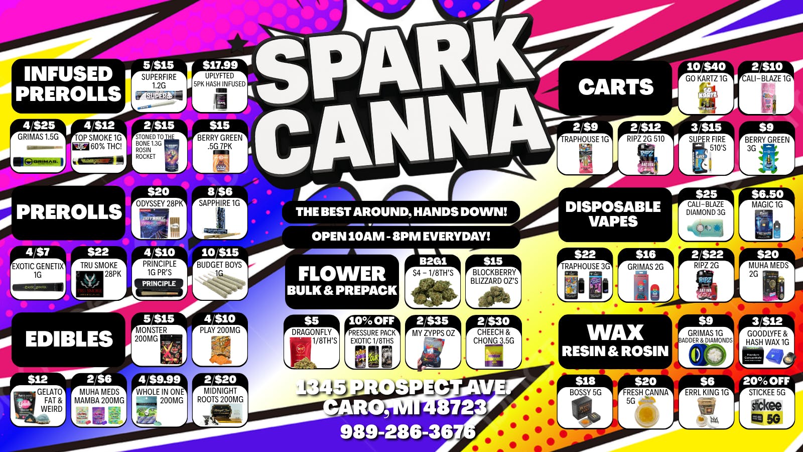 Spark Cannabis Co. 🚀😎LET'S GET HIGH🔥💨 FOR THE LOW 💰😜