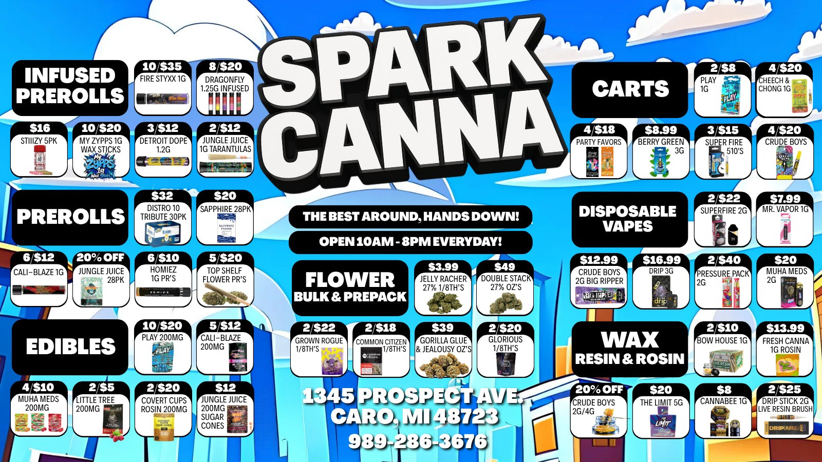 Spark Cannabis Co. 🚀😎LET'S GET HIGH🔥💨 FOR THE LOW 💰😜