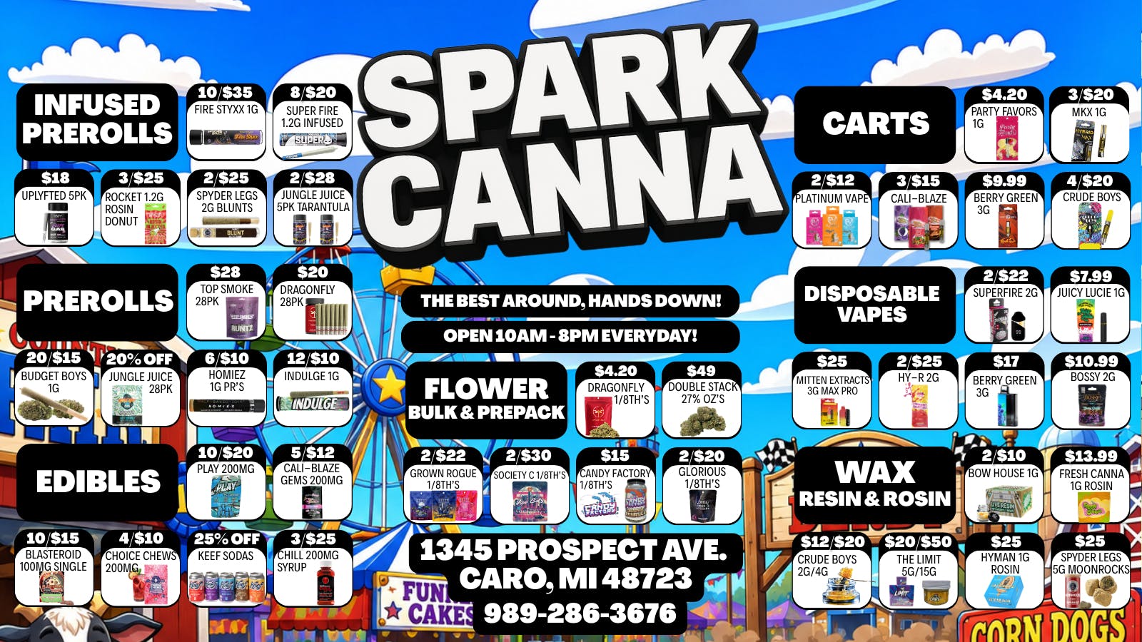 Spark Cannabis Co. 🚀😎LET'S GET HIGH🔥💨 FOR THE LOW 💰😜