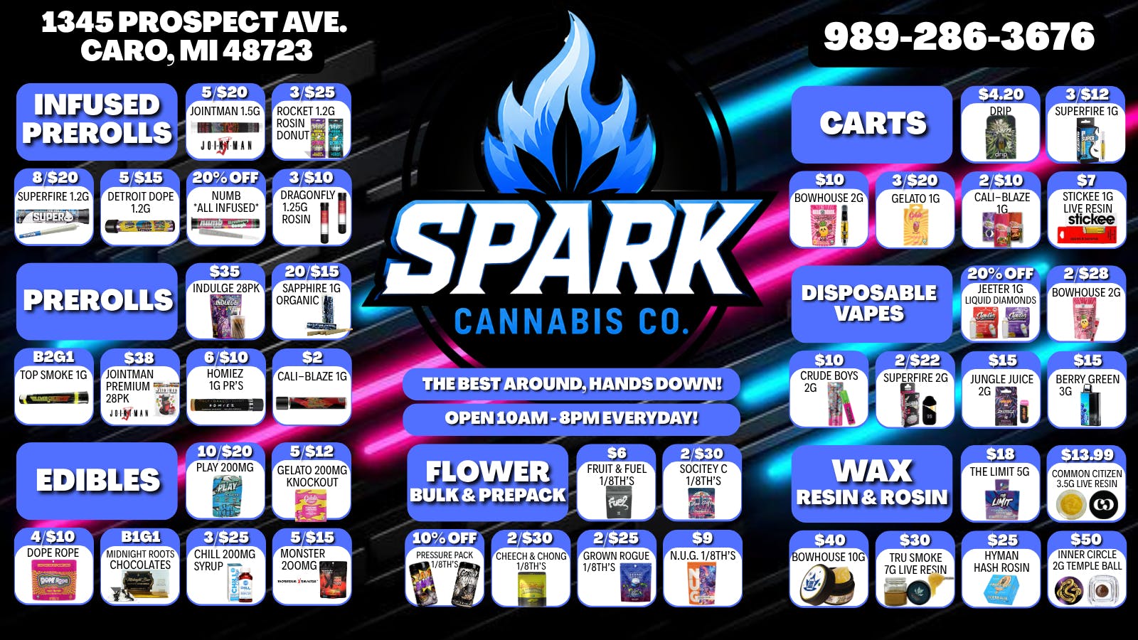Spark Cannabis Co. 🚀😎LET'S GET HIGH, FOR THE LOW!😎🚀