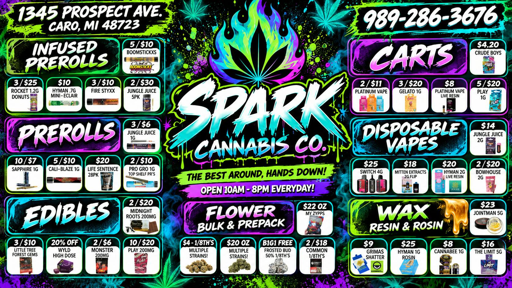 Spark Cannabis Co. 🚀🤩THE BEST AROUND, HANDS DOWN!🚀🤩