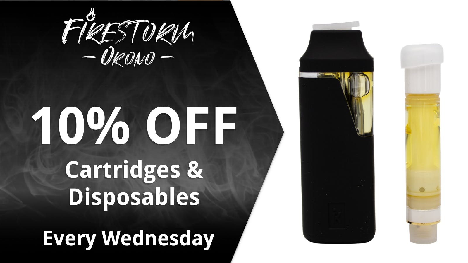Firestorm - Orono 10% OFF Vape Cartridges & Disposables