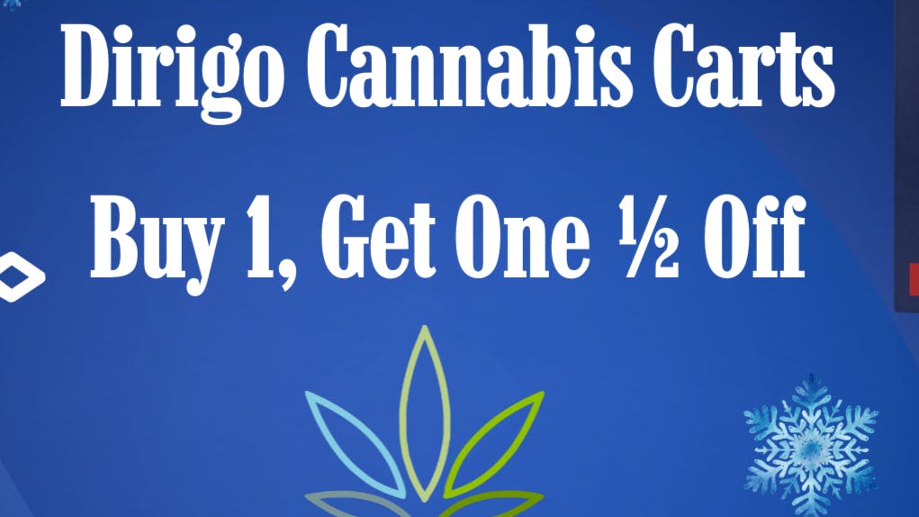 Earth Keeper Cannabis January Deals: Dirigo Carts & On-line Orders