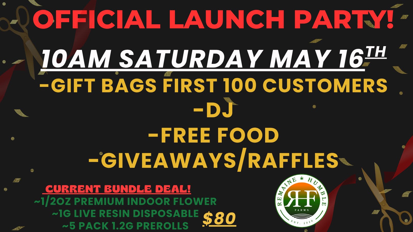 ReMaine Humble Farms Medical Dispensary Portland Don’t Miss out!!! 10 Moulton St, Old Port!