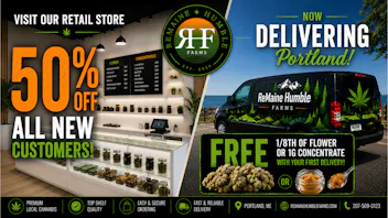 ReMaine Humble Farms Medical Dispensary Portland Hurry In!!! 10 Moulton St, Old Port!