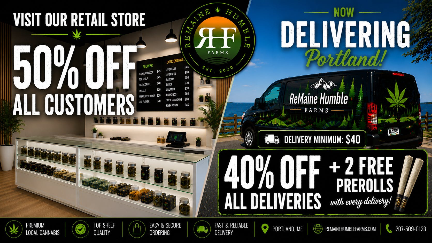 ReMaine Humble Delivery - Portland 10 Moulton St!
