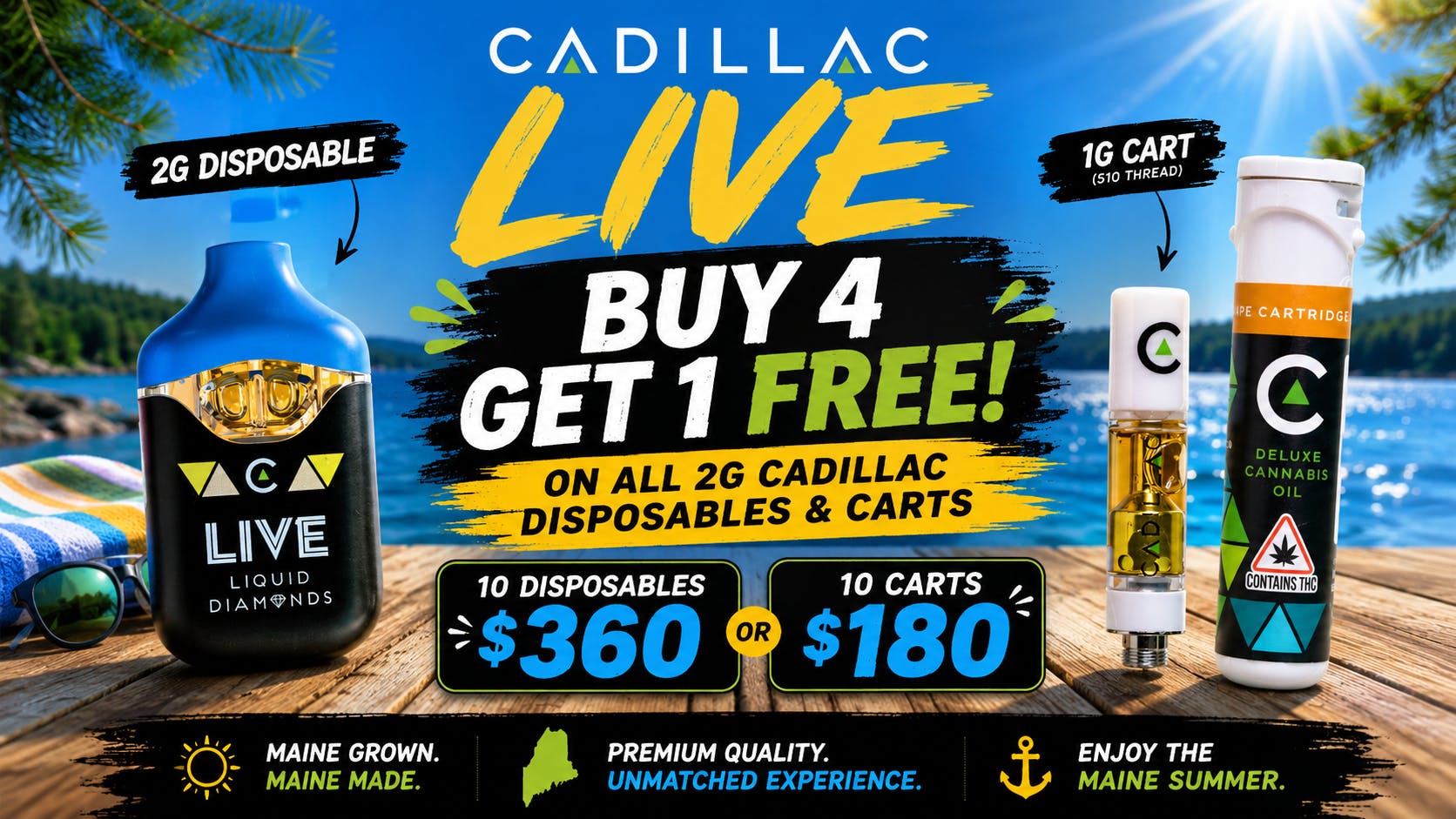 REDS MEDS NEW ENGLAND Cadillac Live Summer Deals
