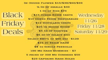 Captain's Cannabis - Sanford Black Friday Deals