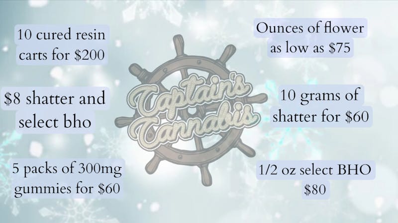 Captain's Cannabis - Sanford Winter deals are here