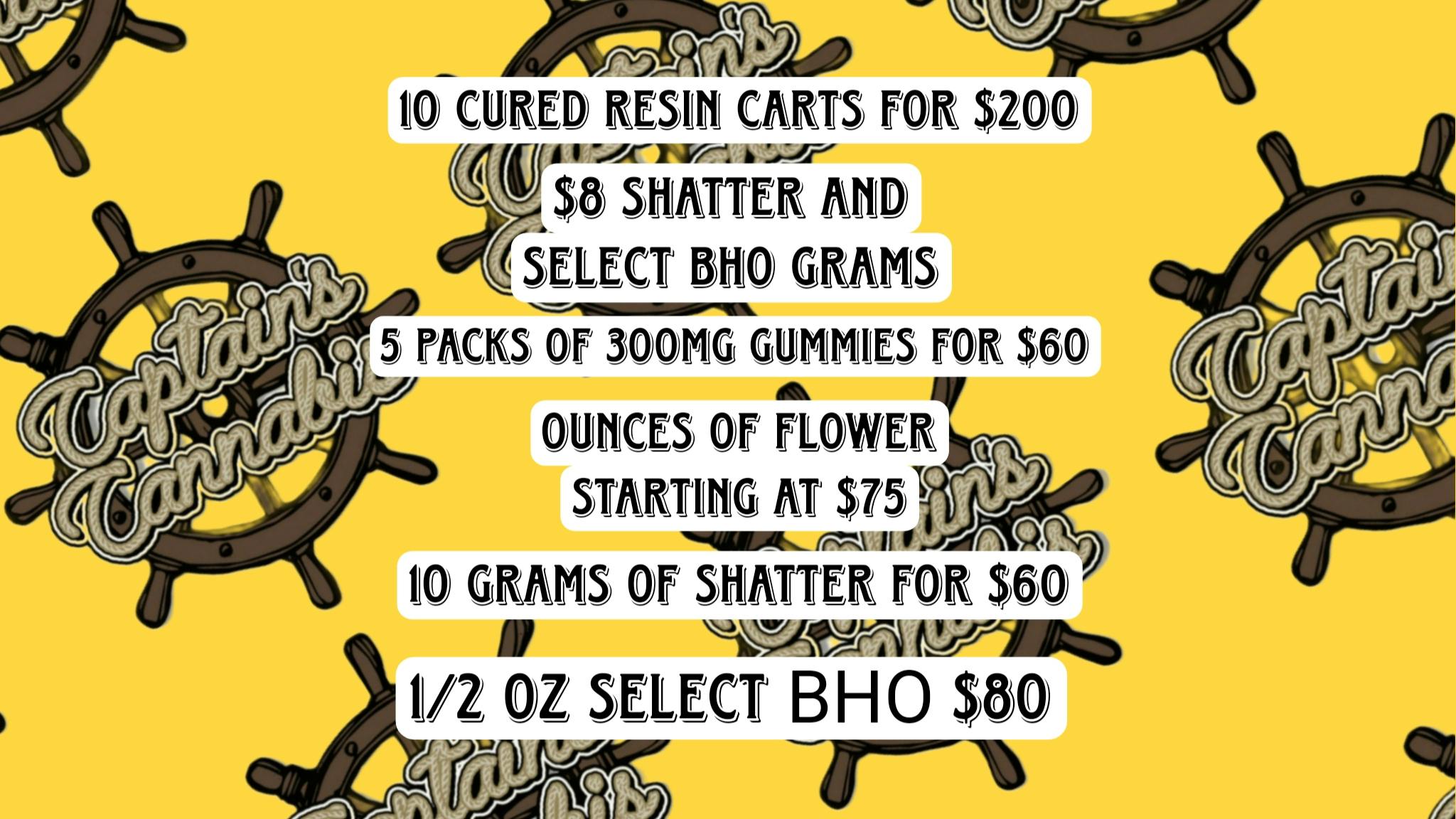 Captain's Cannabis - Sanford Winter Deals at Captains