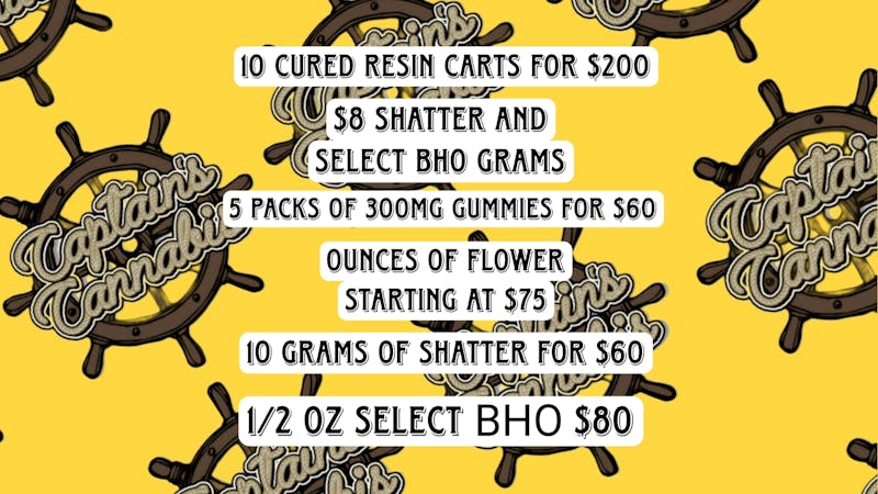 Captain's Cannabis - Sanford Winter Deals at Captains