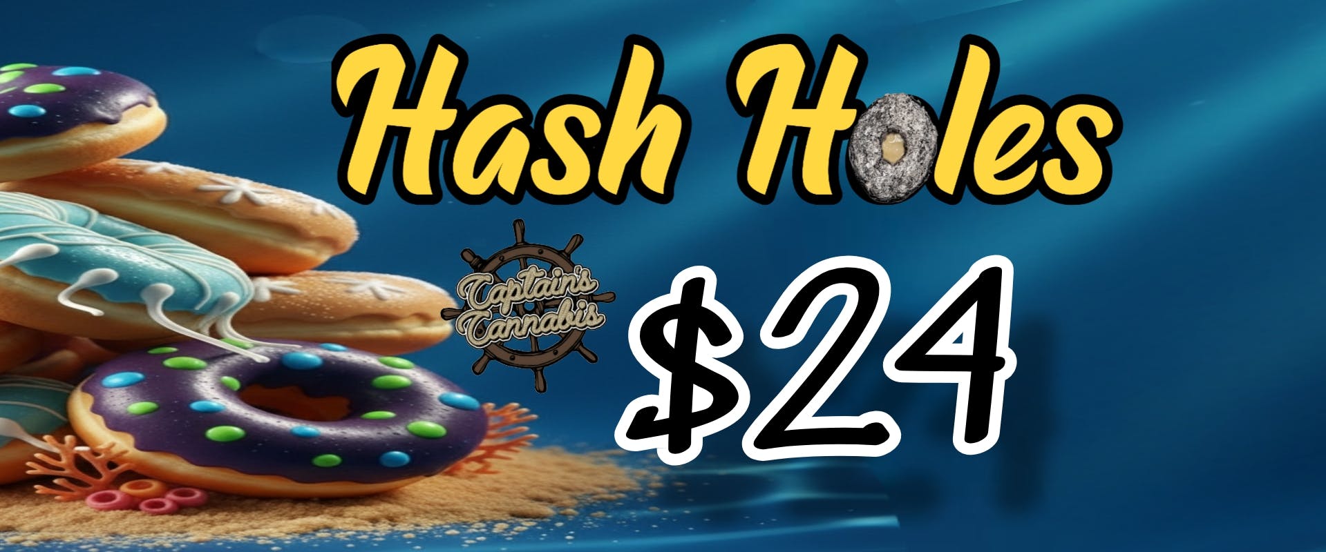 Captain's Cannabis - Sanford Captains Hash Holes $24