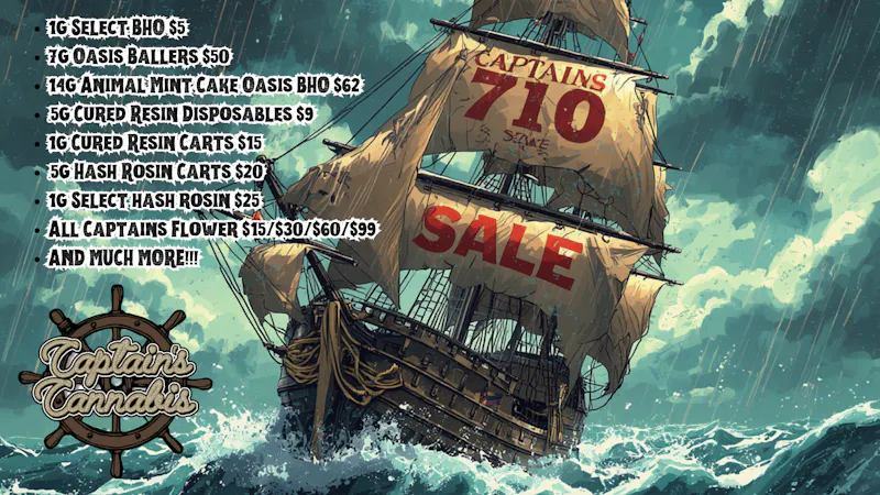 Captain's Cannabis - Portland Captains 7/10 Sale!
