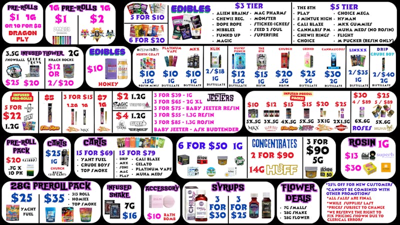 Canna Plug 🔌 $50+ OZ! $2 Infused PRoll! $5 Fire Styxx! 🔌