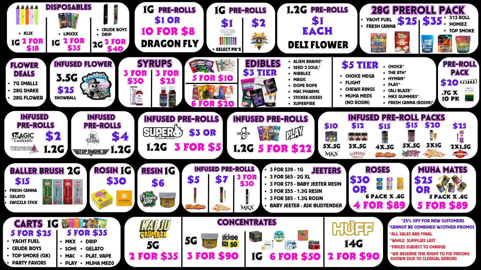 Canna Plug $2 Infused PR! $3 Edible! $6 Resin! $50 INDOOR OZ!