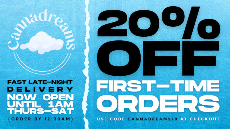 Cannadreams Delivery - Hell's Kitchen / Midtown 20% OFF FIRST TIME ORDERS ☁️