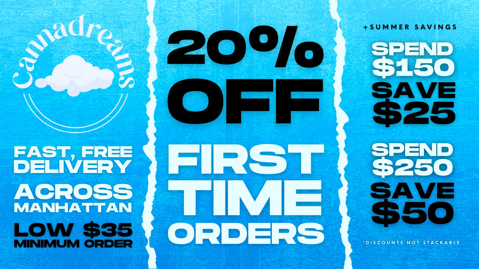 Cannadreams Delivery - Lower East Side 20% OFF 1st TIMERS @ CANNADREAMS ☁️