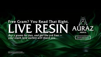 Auraz Medical Buy 2 Resin Grams, Get 1 FREE — Limited Time!