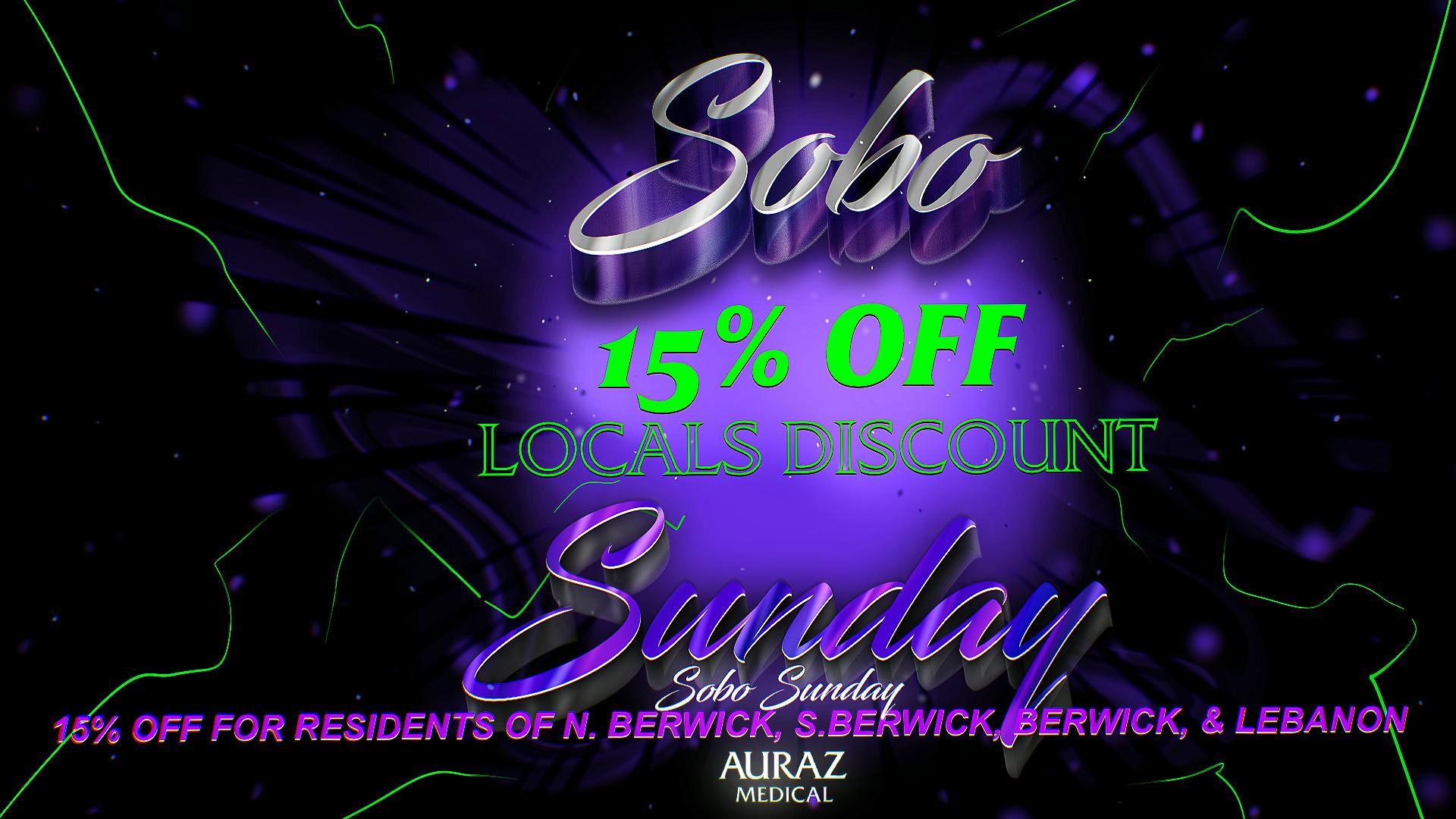 Auraz Medical SOBO Sunday: 15% OFF For Locals!