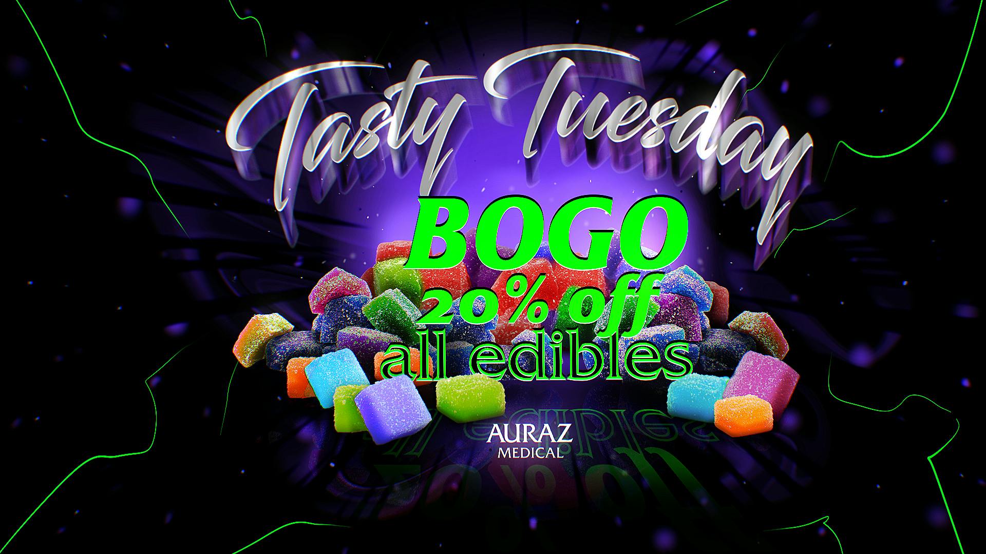 Auraz Medical Buy One, Get One 20% OFF | All Edibles!