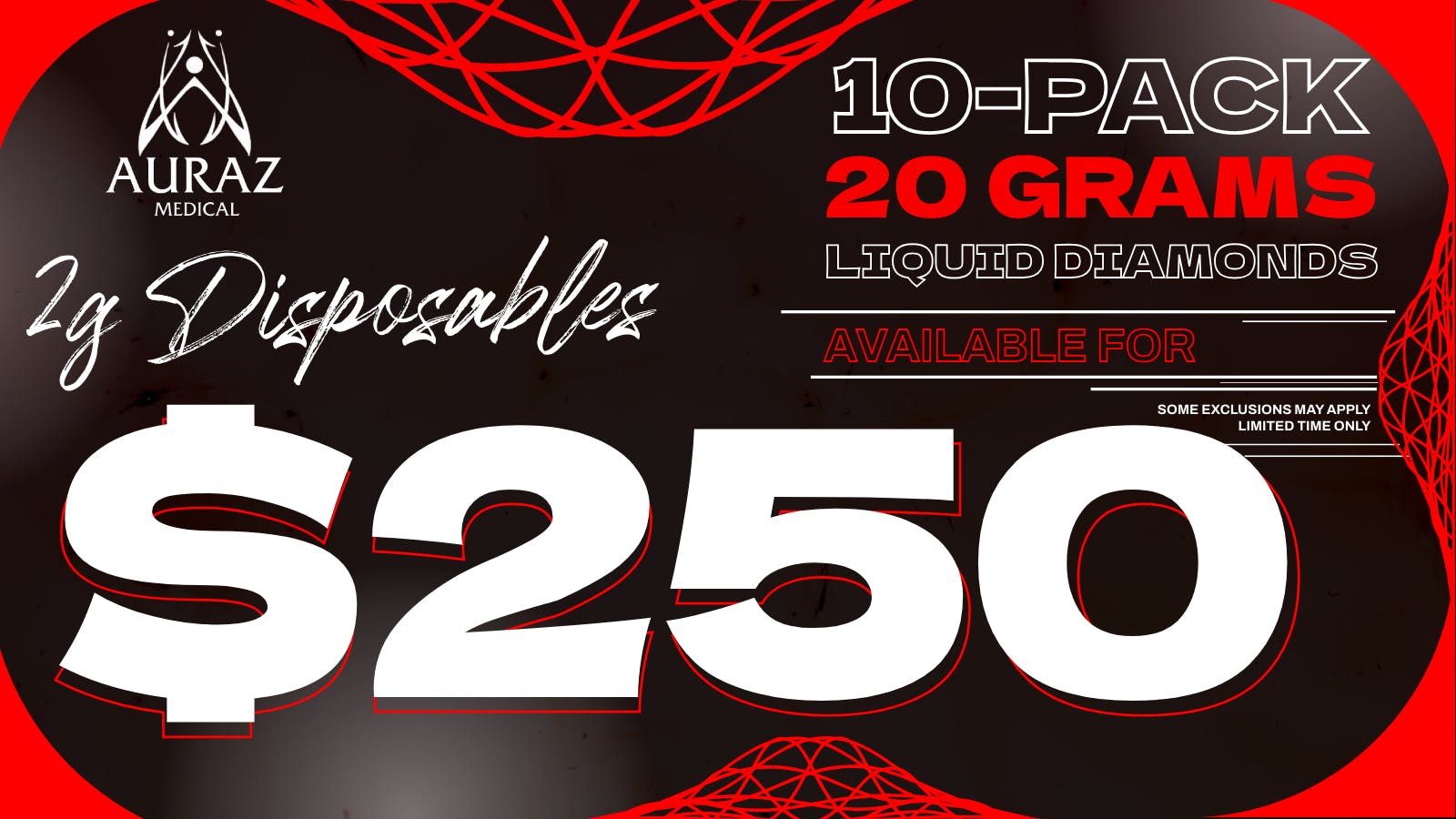 Auraz Medical Nimbus Disposable Sale — 10 for $250