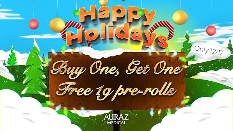 Auraz Medical Holiday Pre-Roll BOGO
