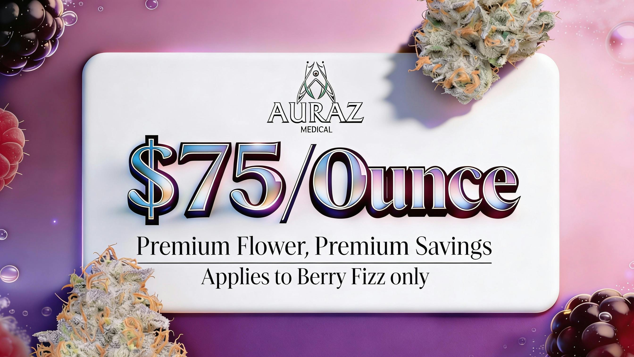 Auraz Medical 🍓 Experience Berry Fizz at Half the Price!