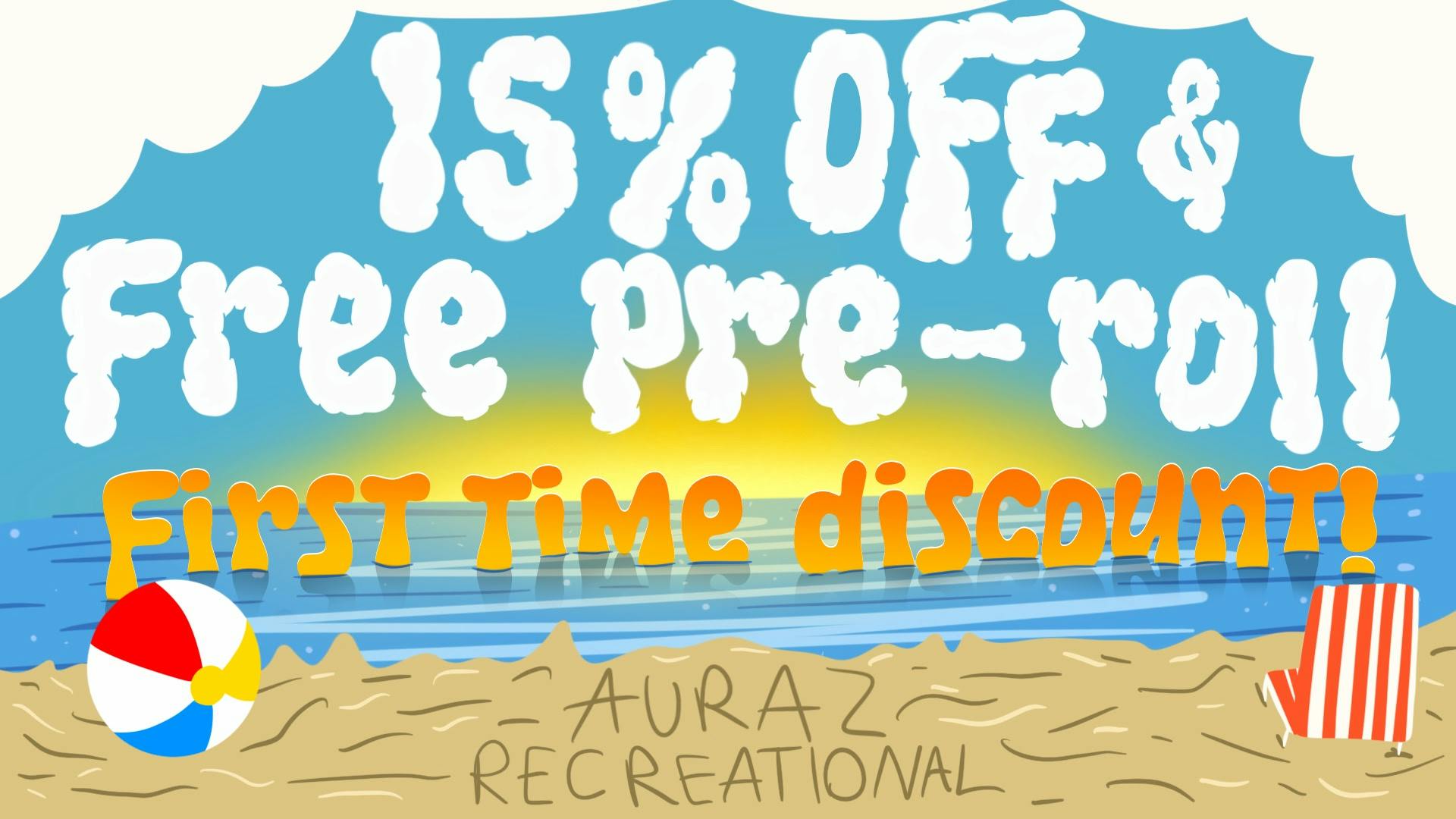 Auraz Recreational (21+) 15% Off First Visit – Now Open