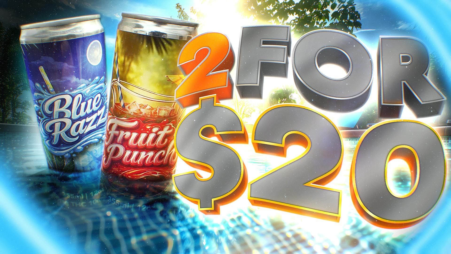 Auraz Medical 2 Floe Drinks for $20
