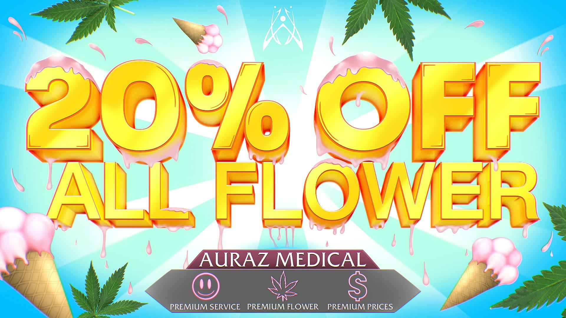 Auraz Medical 20% Off ALL Flower!