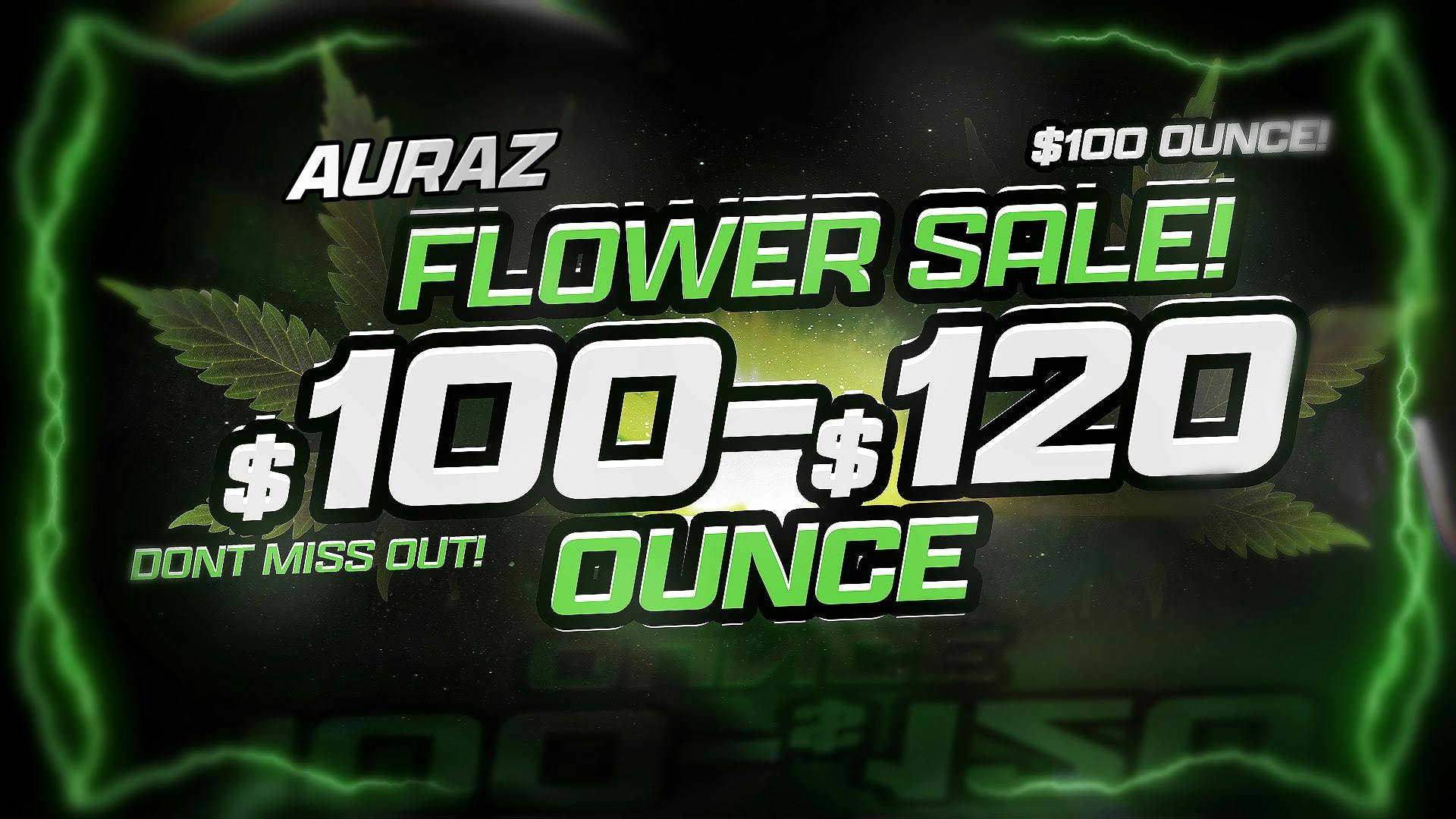 Auraz Recreational (21+) LebCity Flower — Stock Up & Save