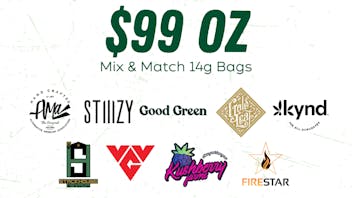 The Dispensary - Reno $99 Oz/ 30% off Stiiizy Flower, Carts & Pre-Rolls