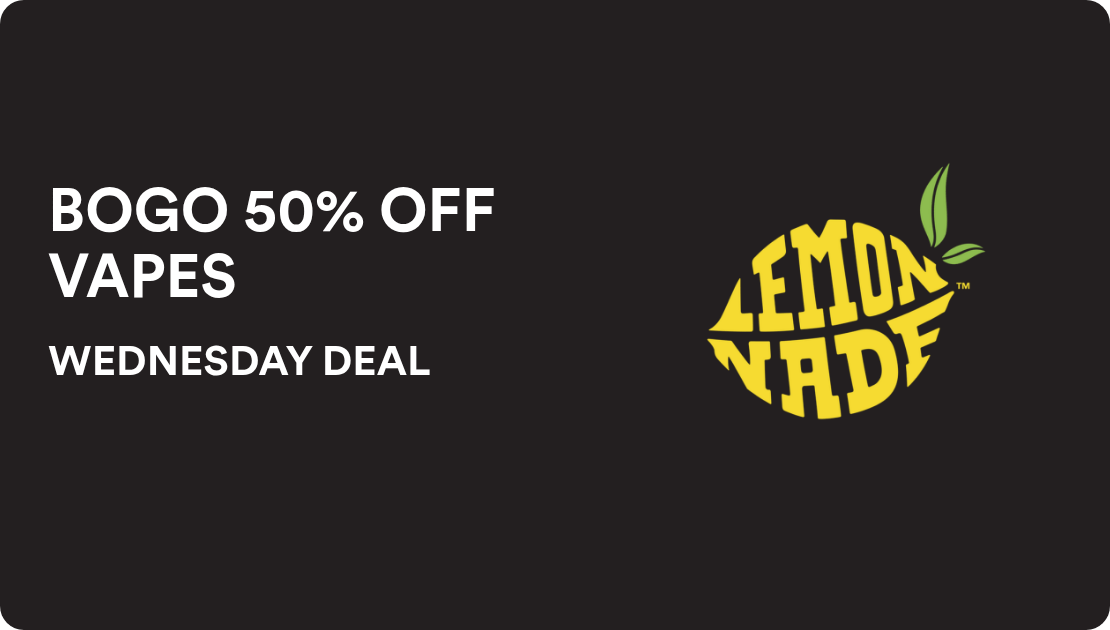 Lemonnade Union City WEDNESDAY DEAL: BOGO 50% OFF VAPES