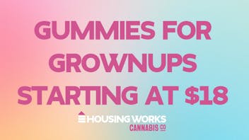 Housing Works Cannabis Co GUMMIES STARTING AT $18 @ HWCC
