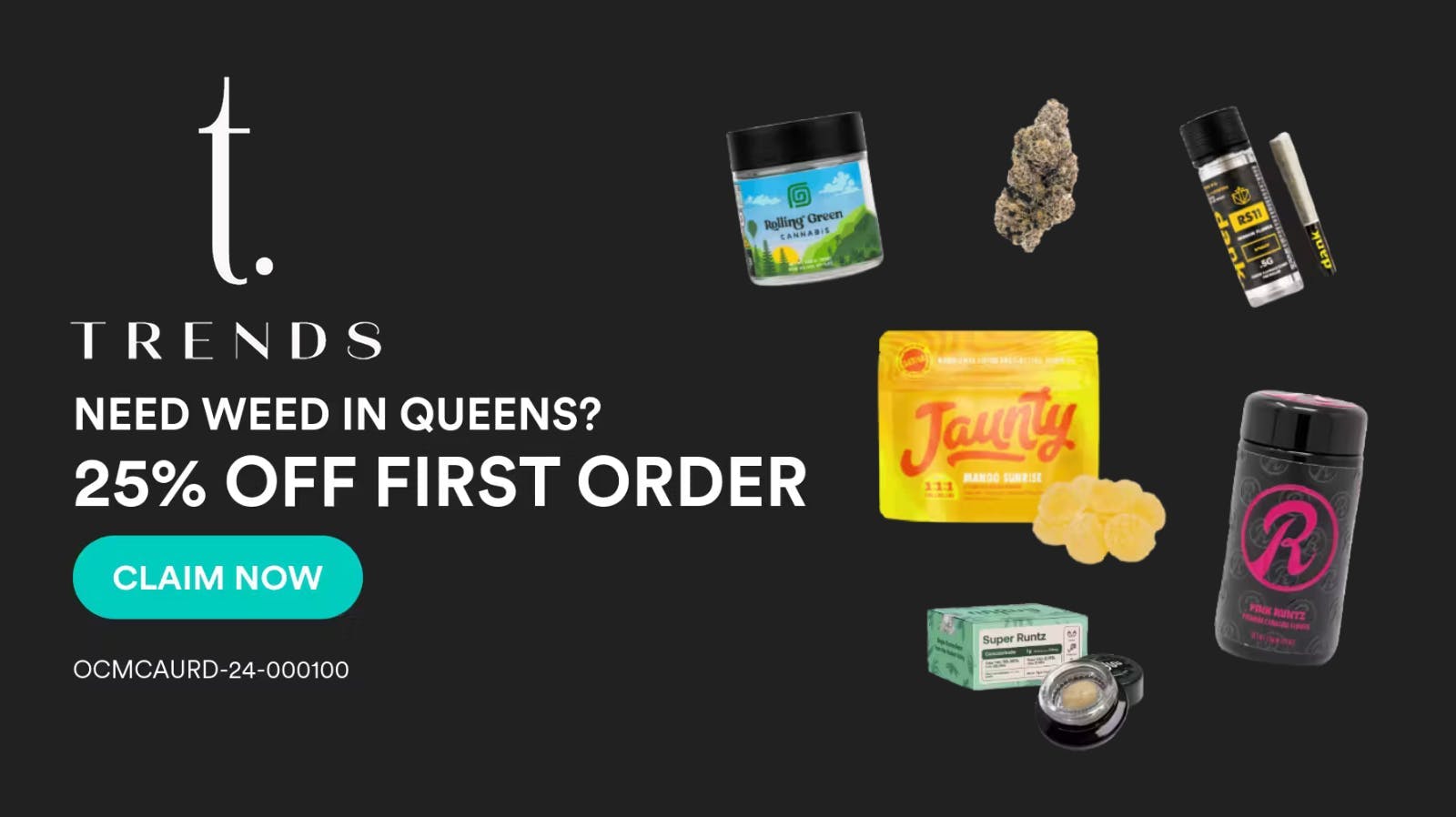 Trends Dispensary - Court Square, LIC 25% OFF FIRST TIME ORDERS