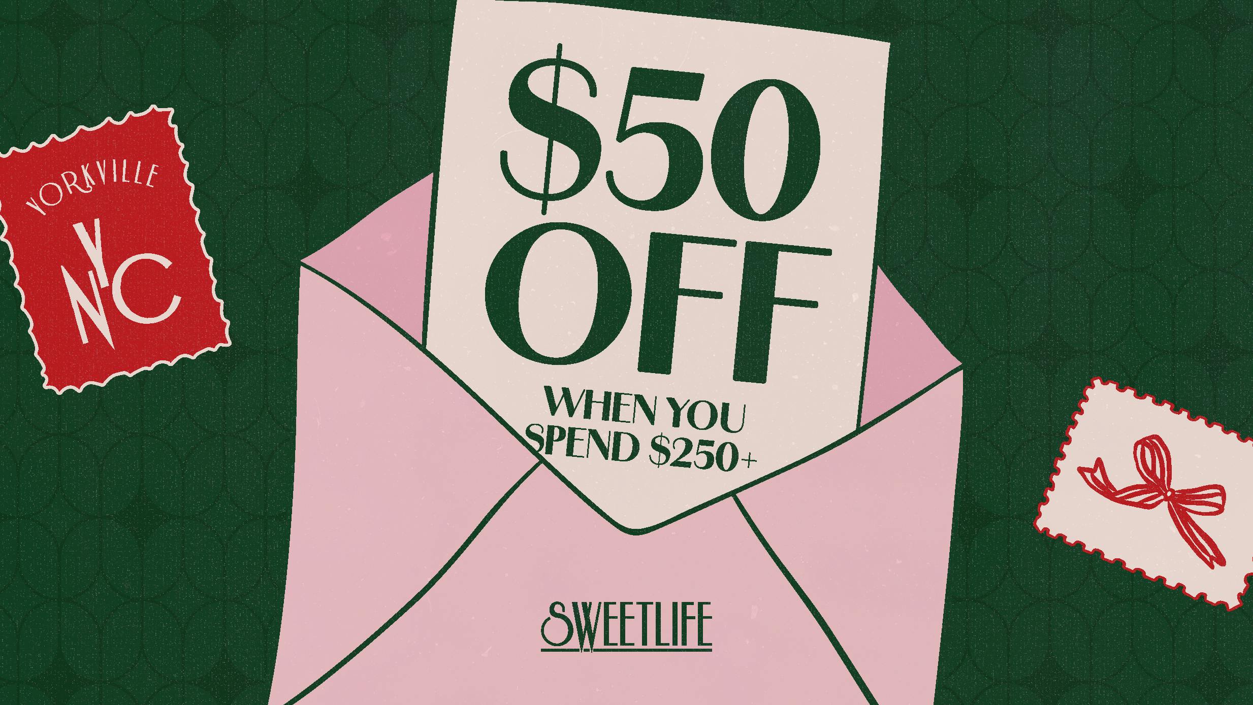 Sweetlife - Financial District / Tribeca $50 OFF - HAPPY HOLIDAYS from SWEETLIFE!
