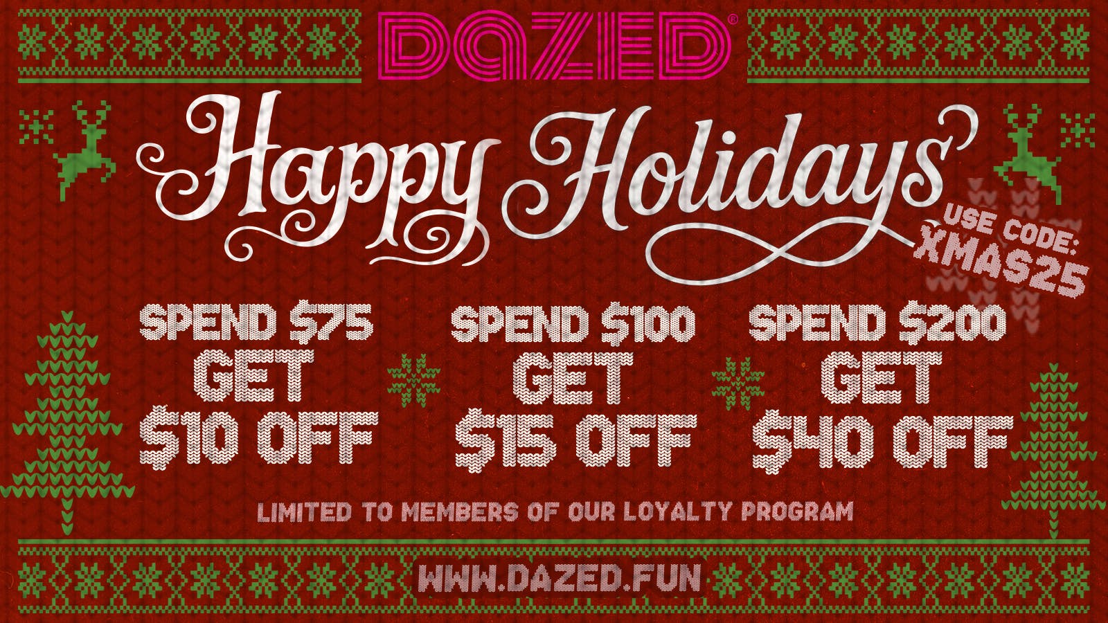 Dazed - Syracuse 🎄 HAPPY HOLIDAZED!