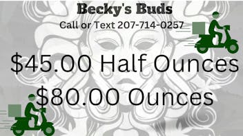 Becky's Buds Cease & Get Blitzed 🤩$45 Half / $80 Oz😍