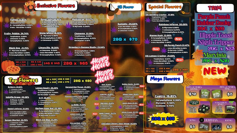 Foresta Cannabis Collection 🔥🍁 HAPPY HOUR & SPECIALS 🍁🔥