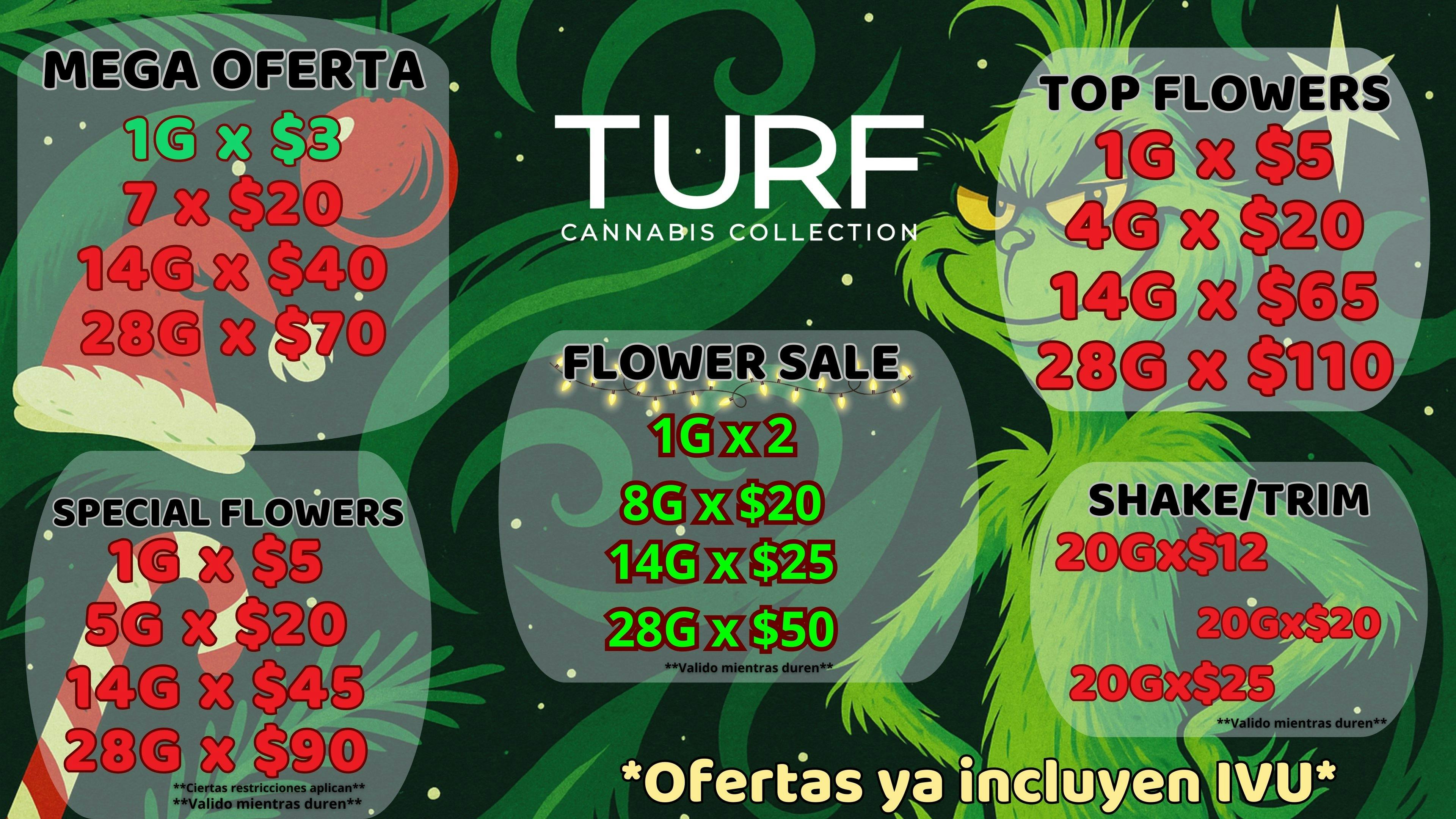 Turf Cannabis Collection 🌿 Diciembre se pone bueno en TURF!