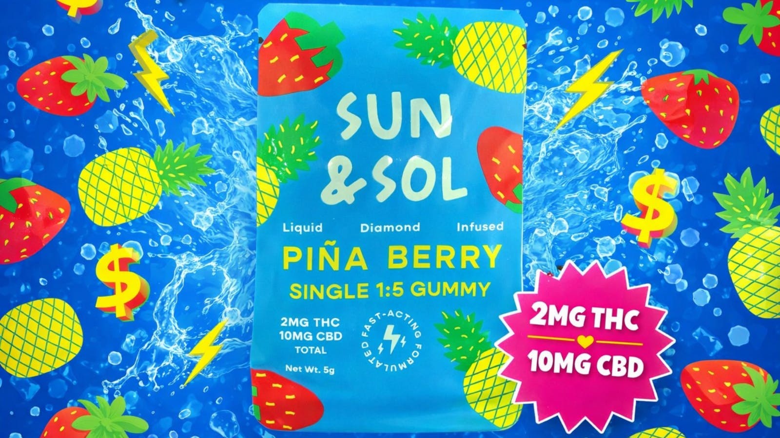 Foresta Cannabis Collection ☀️🍍 SUN & SOL · PIÑA BERRY 🍓☀️